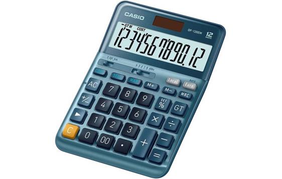 230451 Casio DF-120EM Bordregner CASIO DF-120EM Kalkulator