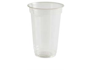 Plastglass klar rPET 0,4 l | 95 x 125mm pakke med 50 glass 