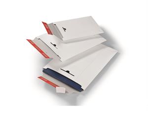 Hvite konvolutter av kartong 170 x 245 x -30 | A5 | 53 gr. pr. stk. 