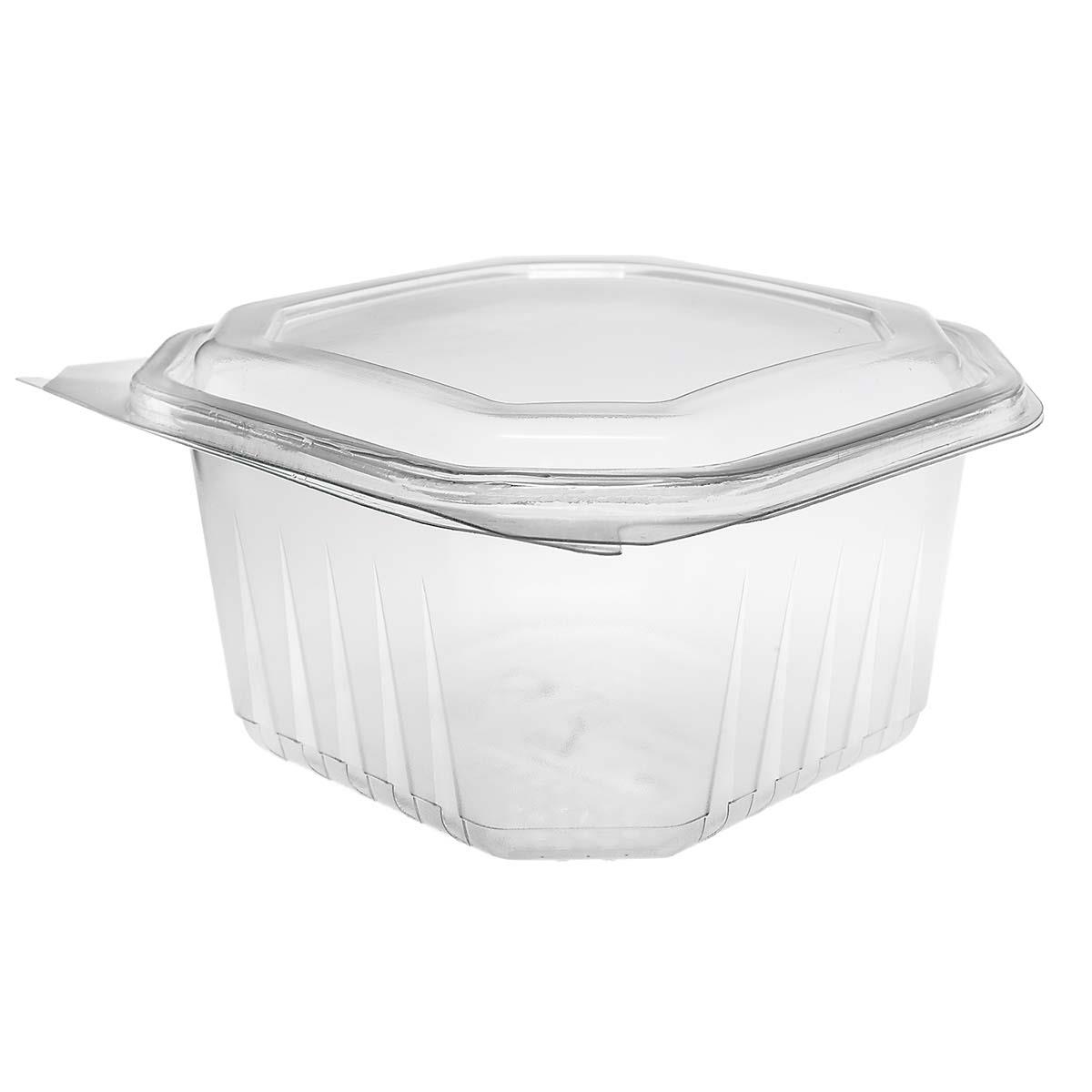 9433807 Paccor 108850 Beger Octobox med hengslet lokk 1000ml 160 x 160 x 85 mm, klar PP (300 stk)