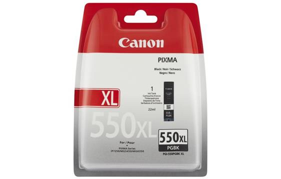 111986  6431B001 Blekk CANON PGI-550XL PGBK sort Sort blekk til Canon Pixma iP7250 m.fl.