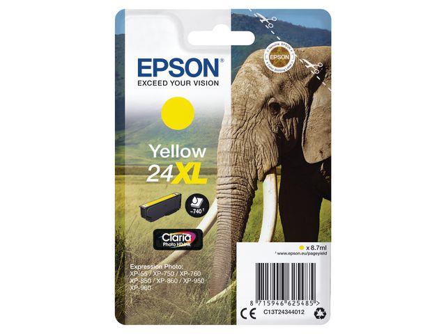 148012 Epson C13T24344022 Blekk EPSON 24XL C13T24344022 gul 