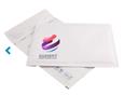 9423524  913045 Boblekonvolutt med tiltrykk | 1 side 16F | 220 x 340 mm |