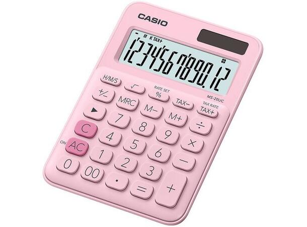Bordregner CASIO MS-20UC Rosa Kalkulator | Lommeregner 