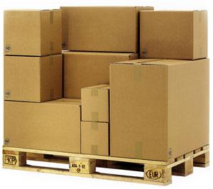 9443375   Brun eske av dobbel bølgepapp 305 x 215 x 290 mm