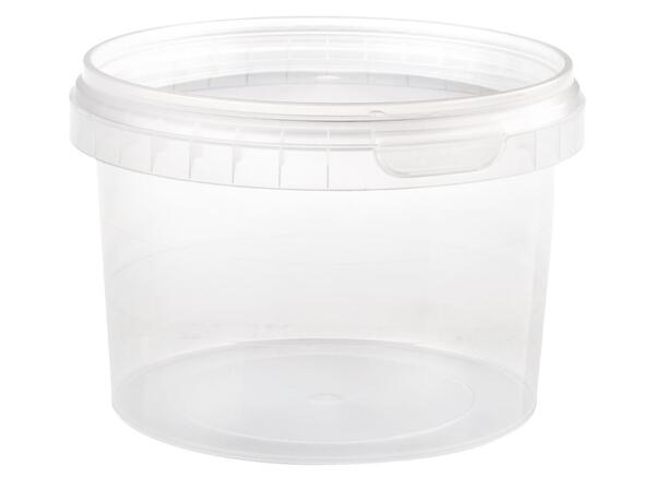 Dressingbeger m/ lokk 56,5 cl klar (290) Beger med forsegling 