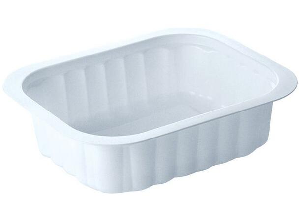 Duni Forseglbart Duniform® matbrett avPP 1/4 GN 2liter hvit 262x162x70mm (150stk) 