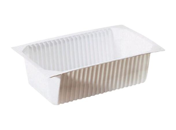 Duni Forseglbart Duniform® matbrett avPP 1/4 GN 2liter hvit 262x162x70mm (150stk) 