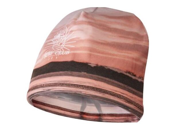 Elian sublimasjons-RPET-beanie - Hvit Trykkes heldekkende 4 farger 