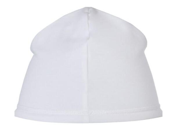 Elian sublimasjons-RPET-beanie - Hvit Trykkes heldekkende 4 farger 