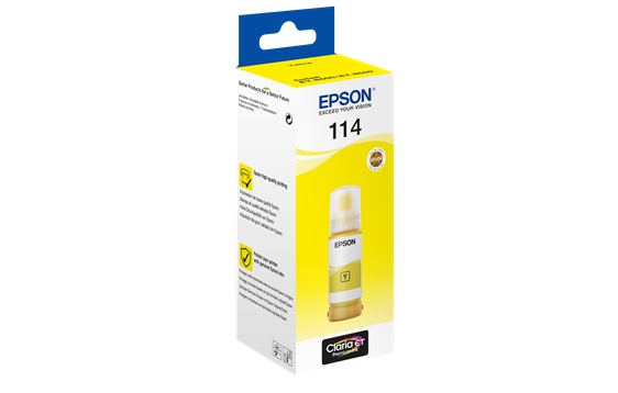 9443670 Epson C13T07B440 Epson 114 EcoTank Yellow Ink bottle ET-8500 / ET-8550