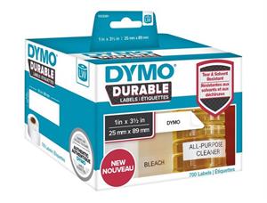 Etikett DYMO Durable 25mm x 89mm (700) Dymo | Selvklebende | Vannbestandig 