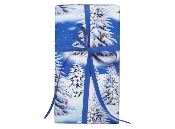 Gavepapir Blue Trees 57cm Diskrull 7 kg  | 154m | Jul 