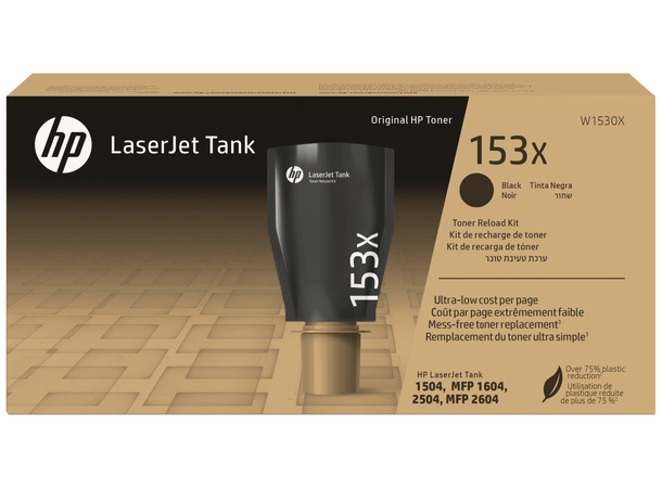 HP153X Black LaserJet Tank Toner Reload 5.000 sider 