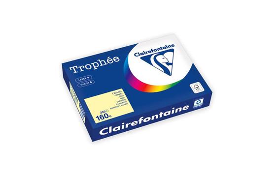 270831  2636PC Kopipapir TROPHEE A4 160g gul (250) 