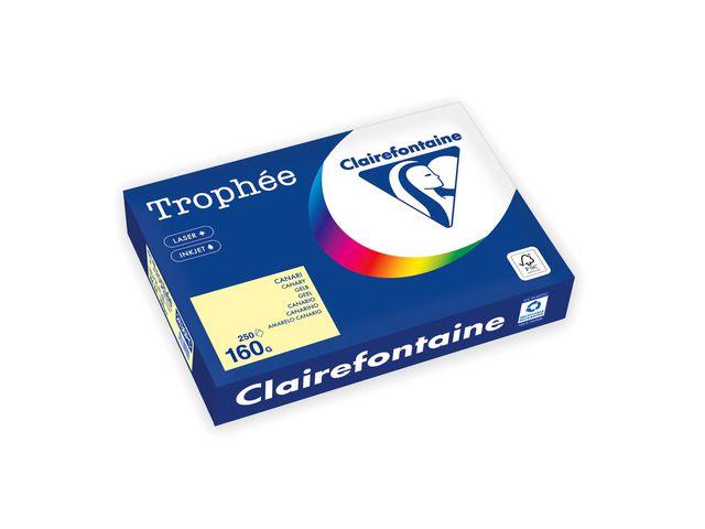 270831  2636PC Kopipapir TROPHEE A4 160g gul (250) 