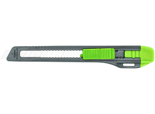 Kuttekniv Q-Connect Light Duty 9mm Pappkniv | Pakkekniv | Lager 