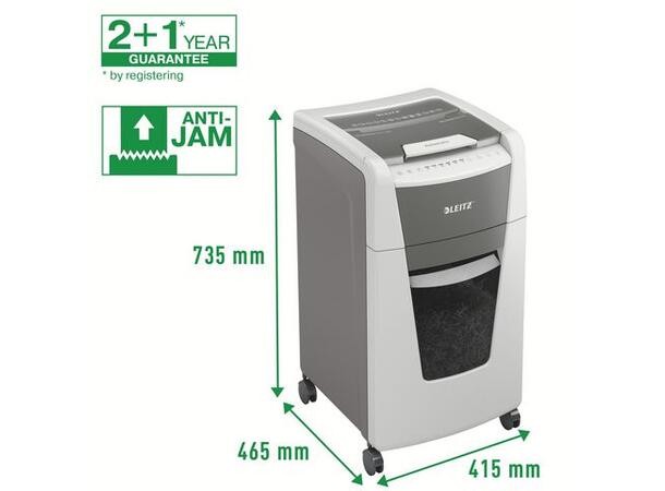 Makuleringsmaskin LEITZ IQ AO 300 P5 robust makuleringsmaskin for kontoret 