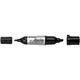7002565 PilotMFN-15FB-BG-B Merkepenn PILOT TwinTip 1,0-7,0 sort 