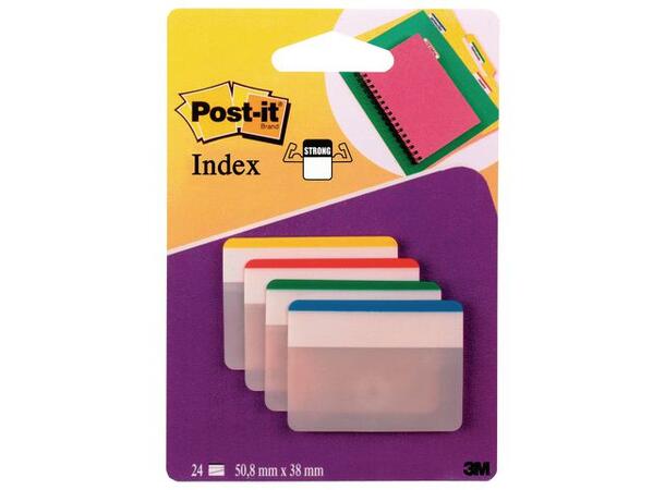 POST-IT® Index 686-F1 Strong Arkiv Beskjedlapper | Arkivfaner | ass.farger 