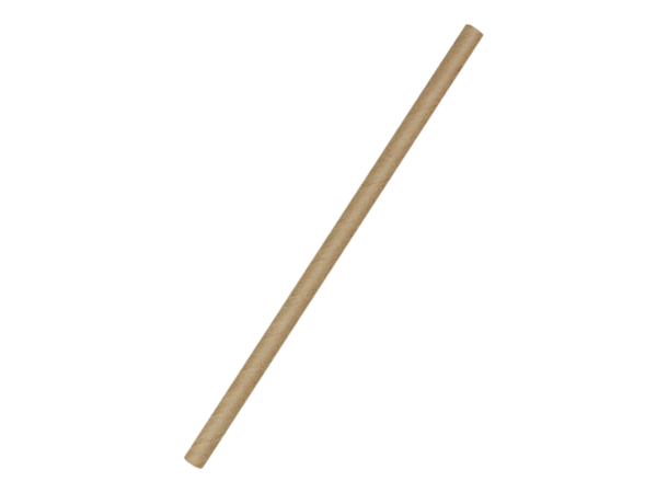 Papirsugerør brun kraft 6 mm x 197 mm Sugerør bulkpakket | 1000 stk pr pakke 