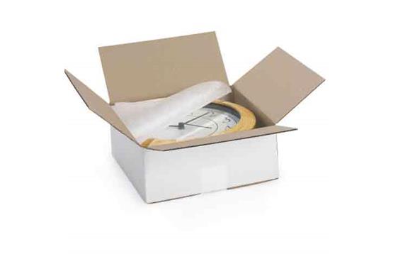 9435894   Pappkasse brun 379x285x70mm | 3 kg hvit b&#248;lgepappkasse-kj&#248;tteske