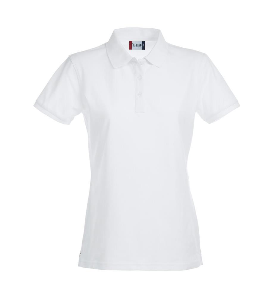 9440493 Clique 028241 Piqueskjorte Stretch Premium Dame X-Small Hvit