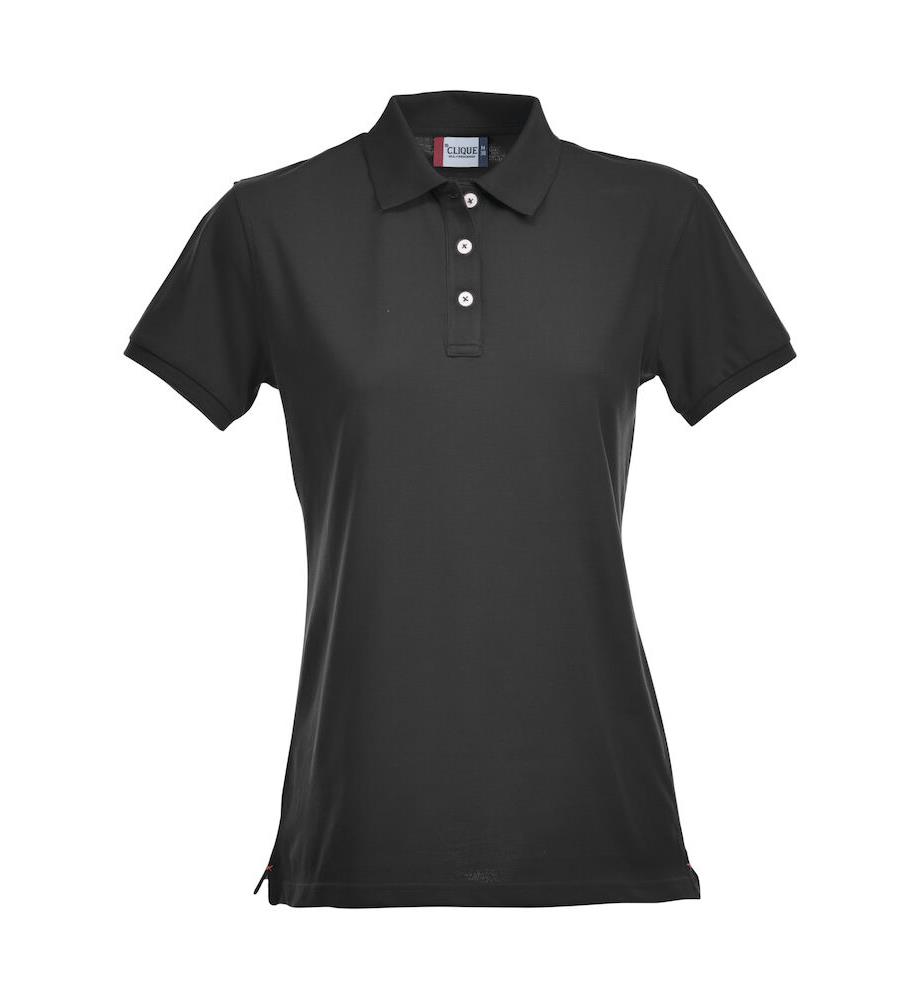9440493 Clique 028241 Piqueskjorte Stretch Premium Dame X-Small Hvit