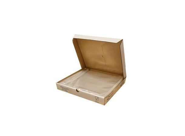 Plastark PP 30my 25 x 28 cm klar plastark til næringsmidler (1000 stk) 