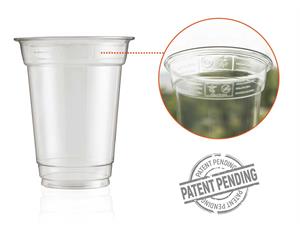 Plastglass klar rPET 0,25 l | 78 x 115mm pakke med 50 glass | Beger plast 