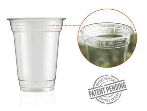 Plastglass klar rPET 0,25 l | 78 x 115mm pakke med 50 glass 