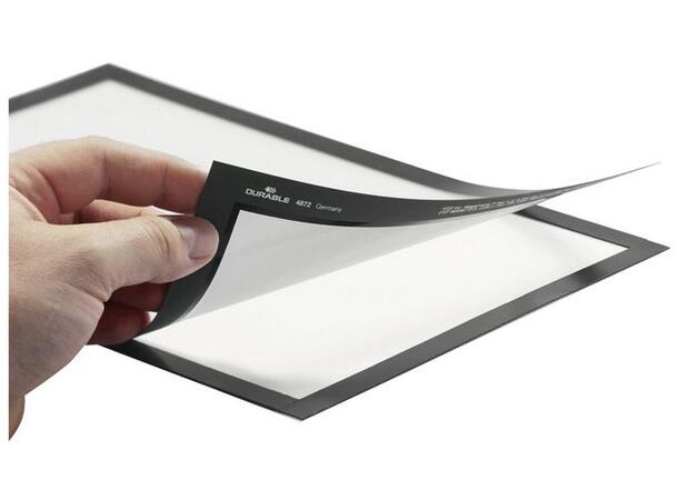 Ramme DURAFRAME A4 magnet secu (2) Magnetramme | Plastlomme 