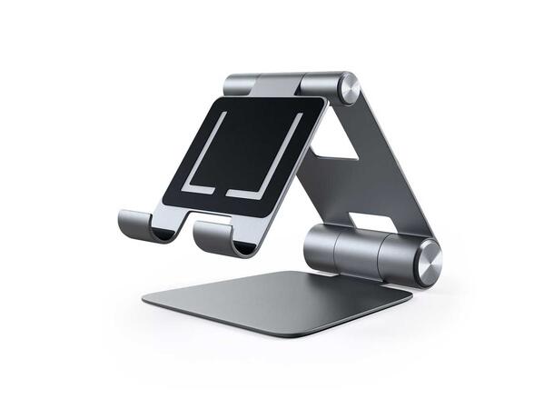 Satechi R1 Justerbart mobilstativ grå for iPad, andre nettbrett og MAC 