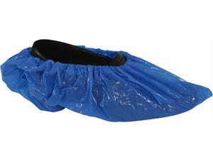 Skoovertrekk PE 30my blå M 150x410mm Skotrekk | Pakke à 100 stk | Blå | 30my 