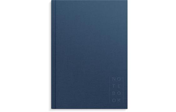 279323  92756500 Skrivebok BURDE A5 ulinjert bl&#229; Notatbok