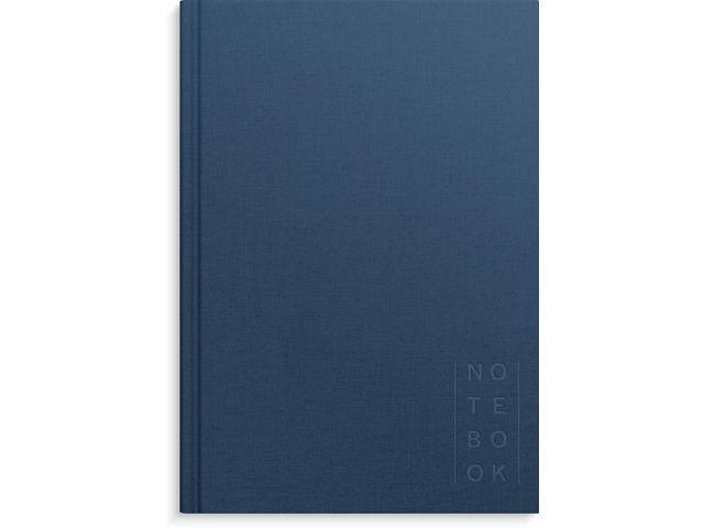 279323  92756500 Skrivebok BURDE A5 ulinjert bl&#229; Notatbok