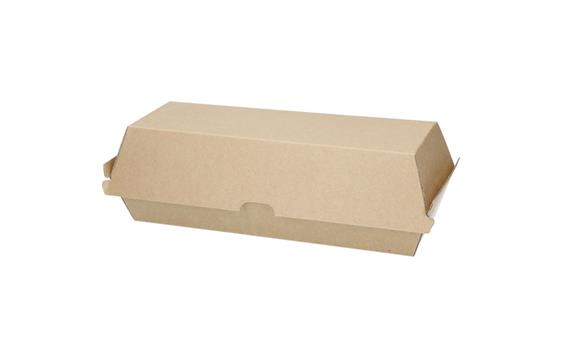 9442800  41187 Take-Away boks 20,8 x 7 x 3,9 cm brun 200 stk pr kartong