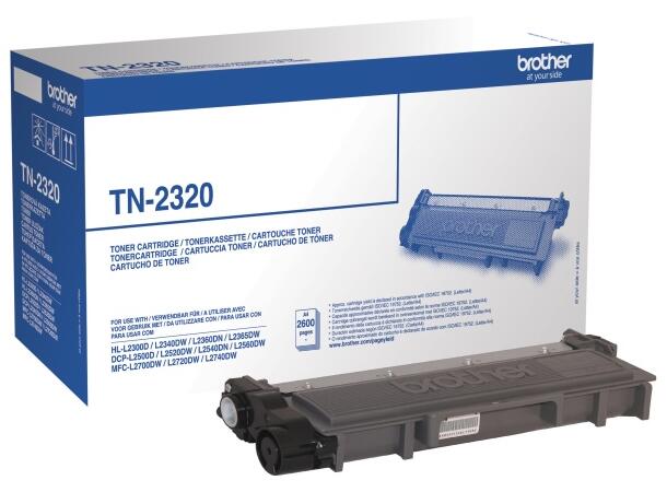 Toner BROTHER TN2320 Sort Toner Sort 