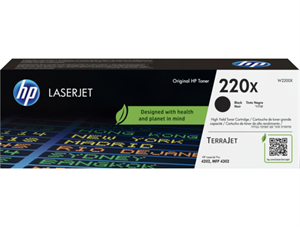 Toner HP 220X sort LaserJetPro 4202dn Inntil 7500 sider 