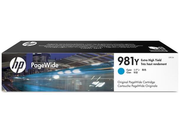 Toner HP L0R13A No 981Y Cyan/Blå HP | Farge | Toner 