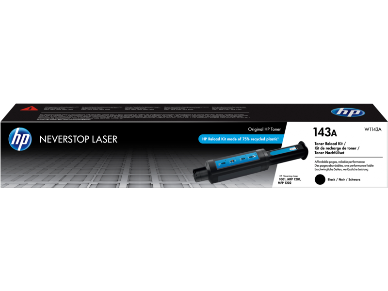 9435678 HP W1143A Toner Neverstop  Reload Kit 2,5K 143A Neverstop Toner 2500 sider