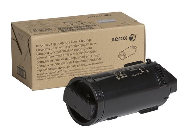 Toner Xerox VersaLink C605 Sort | 16.900 sider | X- høykapasitet 