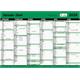 9446349 3367171 7.sans Kontorkalender, enkel A4 m linjer Veggkalender | Platekalender