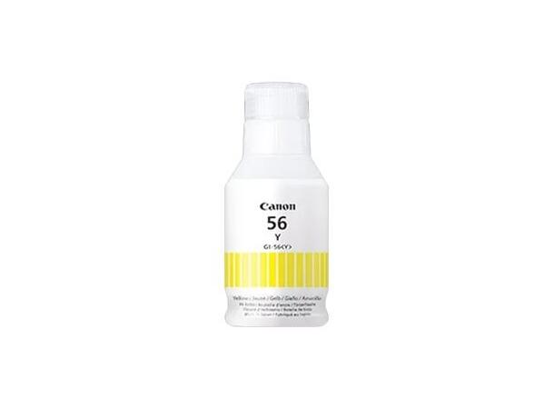 Blekk CANON GI-56 PGBK Yellow Refill Blekk til MAXIFY GX7050 Inkjet 