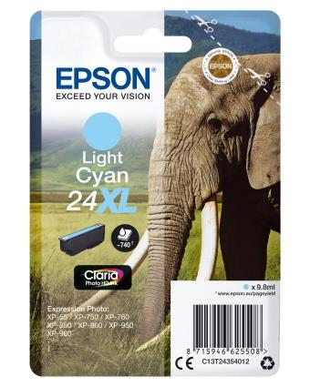 148013 Epson C13T24354022 Blekk EPSON 24XL C13T24354022 lysebl&#229; 