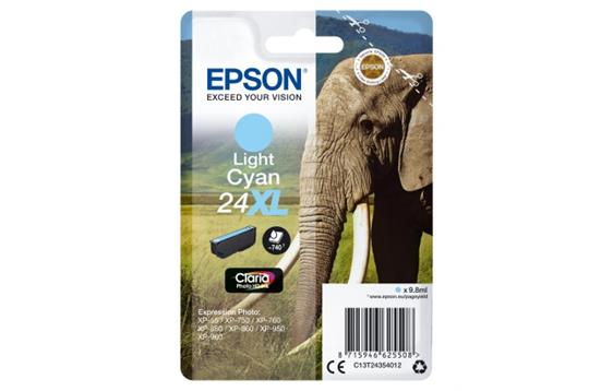 148013 Epson C13T24354022 Blekk EPSON 24XL C13T24354022 lysebl&#229; 