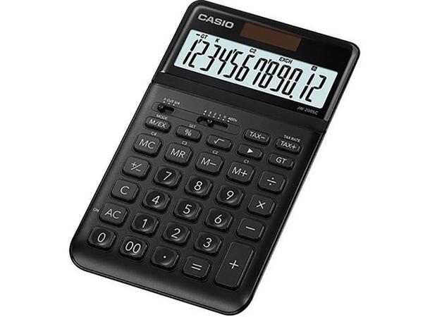 Bordregner CASIO JW-200SC Sort Kalkulator 
