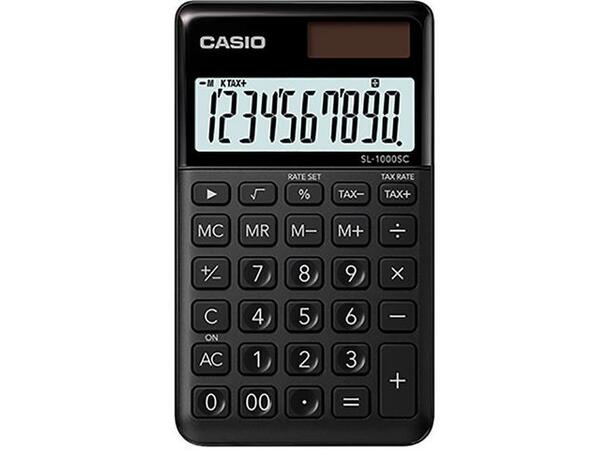 Bordregner CASIO SL-1000SC Sort Kalkulator | Regnemaskin | Lommeregner 