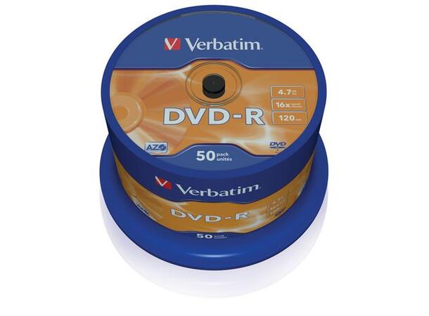 DVD-R VERBATIM 4.7GB 16X Spindle (50) 