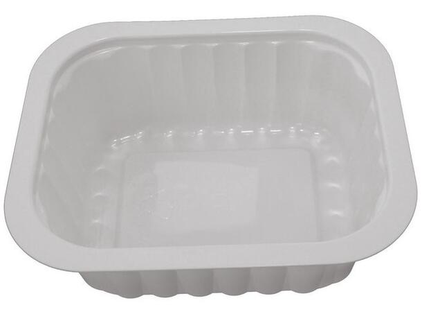 Duni Duniform® smårettbeholder av PP 470 ml hvit 138x114x53 mm (300 stk) 